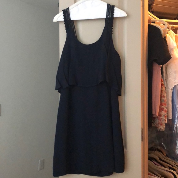 Navy Blue Anthropologie Dress - Picture 1 of 3